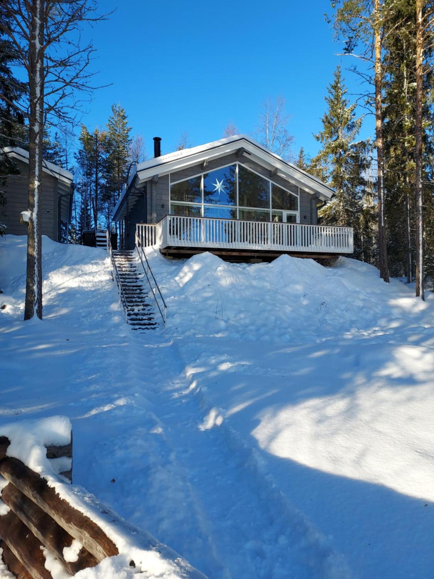 Villa Sirius Sieri, Nice Log-Cottage By The Lake Rovaniemi Buitenkant foto